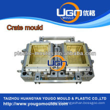 Crate commodity container mould machine professional stackable high quality plastic box injection mould machine
